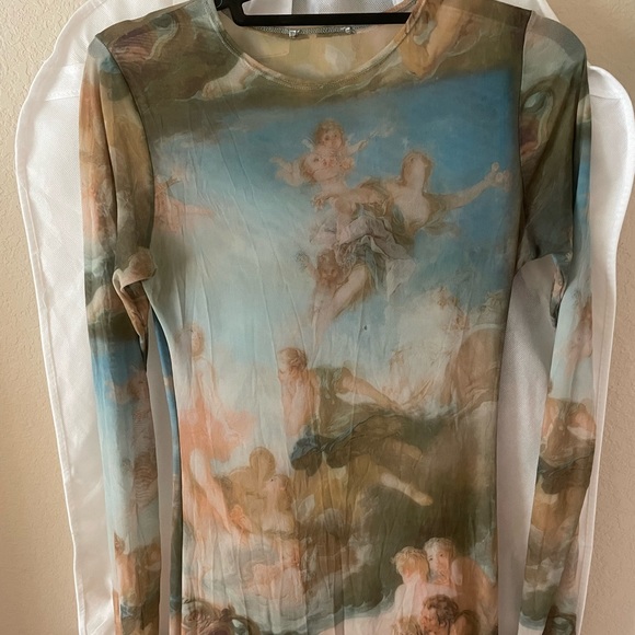 See-through heavenly bodies thrifted dress - Picture 4 of 4